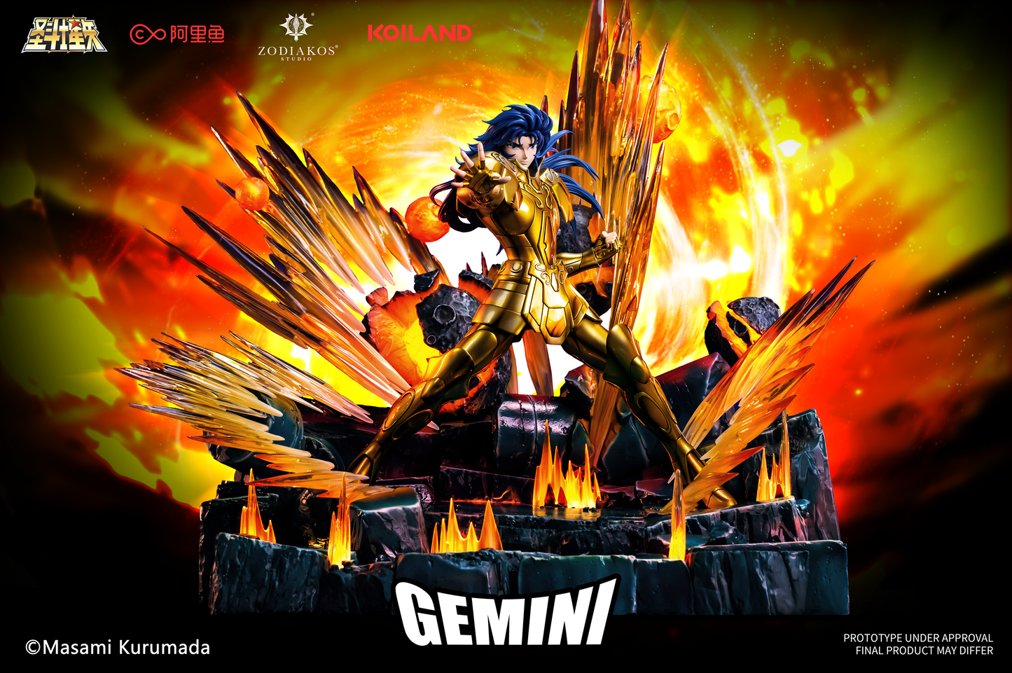 Zodiakos Studio - Saint Seiya Gold Saint Gemini Kanon and Saga (Licensed) [PRE-ORDER]