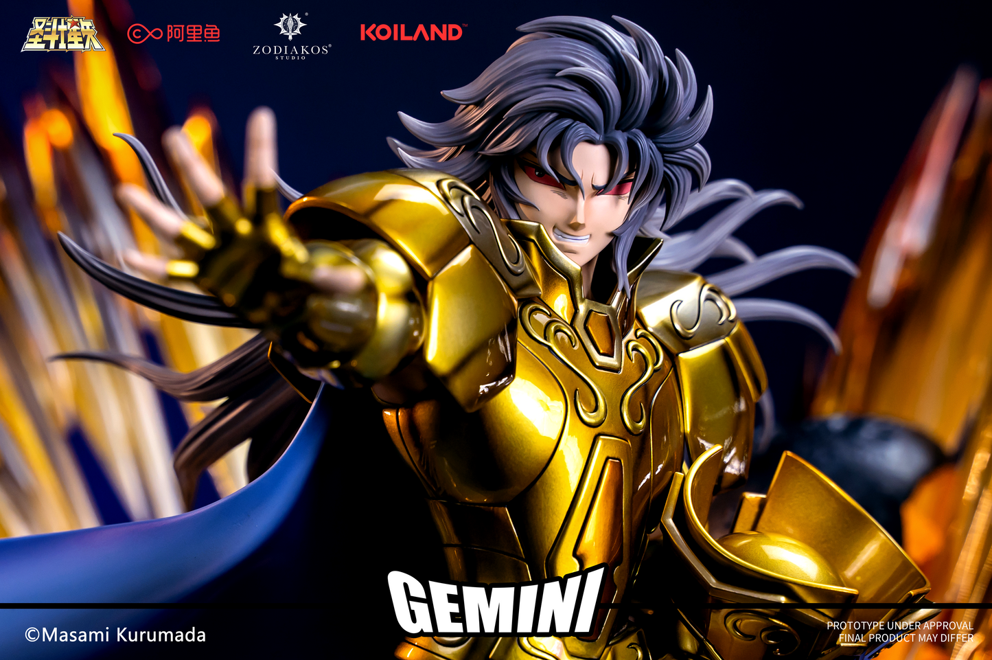 Zodiakos Studio - Saint Seiya Gold Saint Gemini Kanon and Saga (Licensed) [PRE-ORDER]